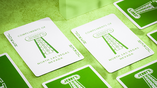 Jerry's Nugget Monotone (Metallic Green) Playing Cards - immagine 4