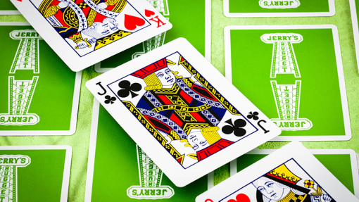 Jerry's Nugget Monotone (Metallic Green) Playing Cards - immagine 6
