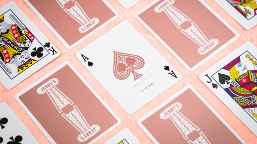 Jerry's Nugget Monotone (Rose Gold) Playing Cards - immagine 3