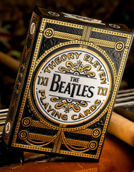 The Beatles Special Edition (Black) Playing Cards by theory11