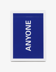 Cap Logo (Navy) ANYONE Playing Cards