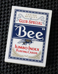 Cards Bee Poker Jumbo Index (Blue)