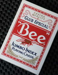 Cards Bee Poker Jumbo Index (Red)