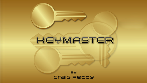 Keymaster Brass (Gimmicks and Online Instructions) by Craig Petty
