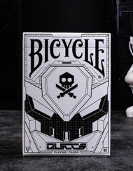 Bicycle Quiccs Ghost White Playing Cards