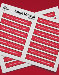 Edge Reveal (RED Suits) by The Sleight Co