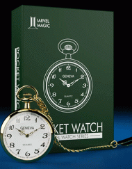 Pocket Watch (Gold) by Iarvel Magic