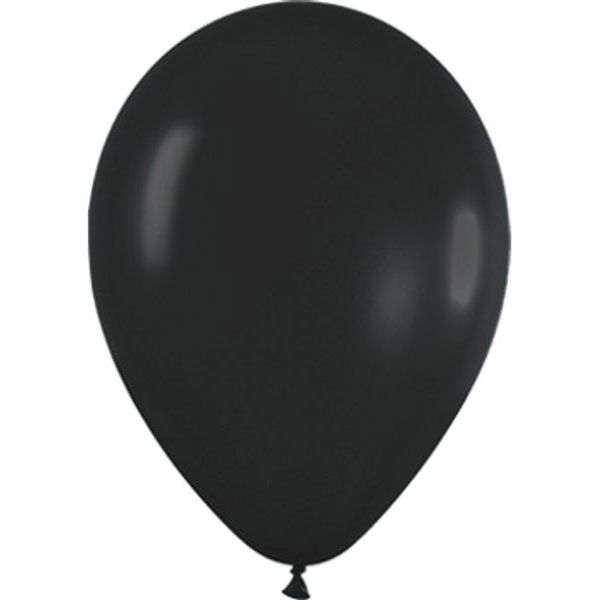 Palloncino Nero (080) 9" Pz.50