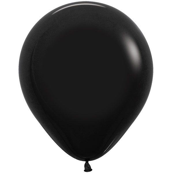 Palloncino Nero (080) 18" Pz.25
